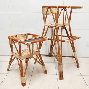 Silla alta de ratán de fabricante vietnamita, silla de alimentación para bebés de caña resistente, sillas altas portátiles para niños - Product Image 6