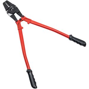 Cortador manual de cables y cuerdas de 24 pulgadas para mangas de aluminio y cobre de 1/16, 3/32, 1/8, 5/32, 3/16 pulgadas - Categoría de producto: Alicates crimpadores de cables - Product Image 3