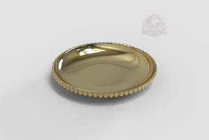 Plateau de service doré de luxe, plateau du Ramadan, décoration de table Majlis, plateau de service de desserts haut de gamme, plateau de service pour buffet d'hôtel, Émirats arabes unis et Arabie Saoudite - Product Image 6
