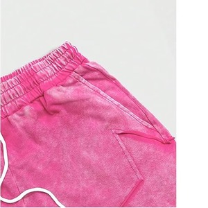 Pantalones Cortos Deportivos Casuales de Cintura Media para Hombre, Estilo Urbano, Diseño Sólido, Tejido de Malla Transpirable, 100% Algodón, Cintura Elástica - Product Image 5