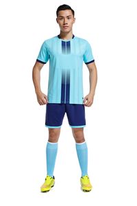 Ensemble de maillots de football pour garçons, blanc et orange, manches courtes, respirant, en polyester, uniforme, vêtements de sport pour enfants, toutes saisons - Product Image 2
