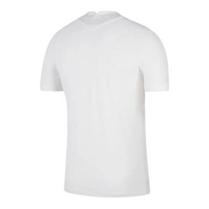 เสื้อฟุตบอลผู้ชายสีขาวเรียบ โพลีเอสเตอร์ น้ำหนักเบา เสื้อกีฬาฟุตบอลสำหรับทีม ฝึกซ้อม แข่งขัน ชุดกีฬา - Product Image 2