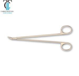 Tijeras Vasculares Potts de Nueva Llegada, Puntas Curvas Anguladas, Instrumento Quirúrgico de Acero Inoxidable - Product Image 2