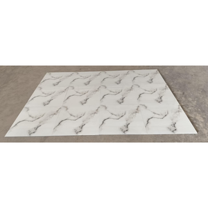 Azulejo de Porcelana Brillante HD-262 de 60x60cm, Aspecto de Mármol Blanco, para Piso y Pared Interior, Diseño Moderno, Antideslizante - Product Image 2