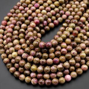 Cuentas de Turmalina Rosa Natural, Lisas, de 15.5 Pulgadas, para Joyería, Certificadas por IGI, Color Rosa, ZUBEDA GEMS JEWELLRY - Product Image 3