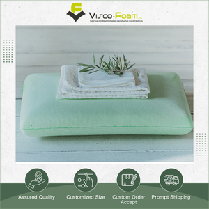 Almohada de Cama de Espuma Viscoelástica de Poliéster y Algodón Natural, 100% Compromiso de Calidad, Apta para Todas las Edades, a Precio Nominal de Mercado - Product Image 2