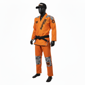 Uniformes de Artes Marciales Unisex Hechos a Medida de la Mejor Calidad, Servicio OEM, Traje de BJJ Elástico, Transpirable y Ligero, Judo 100% Frontal - Product Image 4