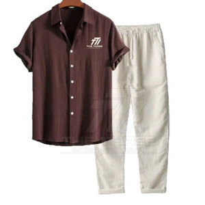 Men's Casual Eco-Friendly Customized Tracksuit Set New Design OEM Service Wholesale Comfortable Outing Wears for Daily Use - Product Image 4