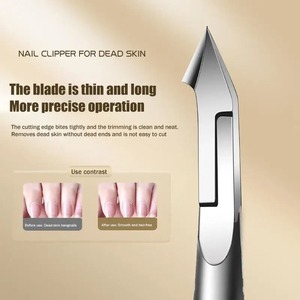 Cortaúñas Profesional de Acero Inoxidable, Abertura de Mandíbula de 10 mm, Cuchilla Curva, Cuchilla Afilada, Duradera, para Manicura y Pedicura, para Adultos - Product Image 5