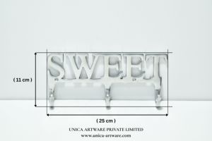 Indian Exporter Sweet Word <b>Wall</b> <b>Hook</b> Decorative Aluminum <b>Key</b> Holder Modern <b>Wall</b> Mounted <b>Hook</b> Rack Available At Competitive Price - Product Image 4