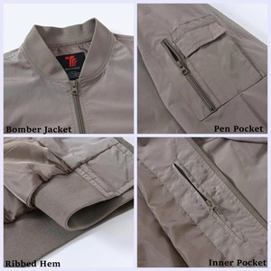 Wholesale Fashion Wear Men Bomber <b>Jacket</b> with Multiple Color High Quality Men Bomber <b>Jacket</b> for Streetwear Bomber <b>Jacket</b> for Men - Product Image 6