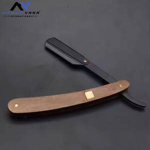 มีดโกนหนวดใบมีดสแตนเลส ด้ามไม้ คุณภาพพรีเมียม แบบใบมีดตรง สำหรับผู้หญิง ช่างตัดผมมืออาชีพ ร้านเสริมสวย ใช้งานด้วยมือ - Product Image 2