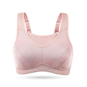 Women's Custom Wholesale Sport Bra Breathable Crossed Backless Gym Fitness Wear with Front Logo Position - Product Image 2
