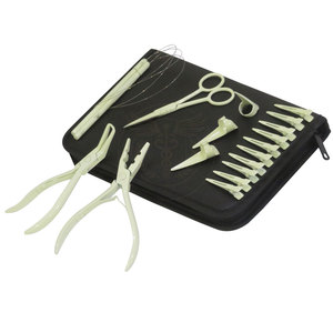 Kit de Herramientas de Acero Inoxidable para Extensiones de Cabello para Uso en Salón, Estilismo y Servicios OEM - Product Image 6