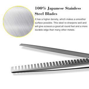 Ciseaux de coiffure professionnels en acier inoxydable blanc pour la coupe et l'effilage – Produit de beauté et de soins personnels - Product Image 2