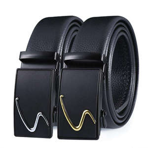 Cinturón de Vestir de Cuero para Hombre, Nuevo y Moderno, Hebilla de Aleación, Transpirable, Ajustable, de Cuero Vacuno Genuino, Suave, Informal, con Hebilla de Pin - Product Image 6