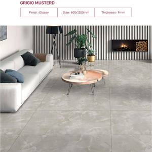 Azulejo de Porcelana Pulido GRIGIO MUD First Choice Onyx 24x48, Superficie Brillante, Azulejos Vitrificados, Apartamento Moderno, Cerámica Novac - Product Image 2