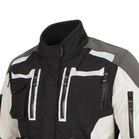 Veste de moto en cuir imperméable et respirante pour homme, confectionnée sur mesure pour la course hivernale, avec pantalon extensible