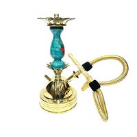 <strong>Best</strong> Quality Hot Selling Unique Design Wholesale Egyptian Farida Turquoise Natural Stone Luxury Small Table Top Hookah for
