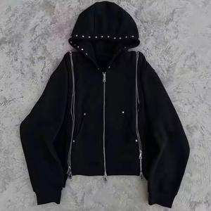 Survêtement de qualité supérieure, style unique, logo personnalisé, strass, tendance mode, prix d'usine - Product Image 6