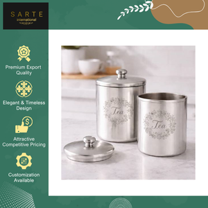 Recipiente de Latón de Lujo Hecho a Mano en India, de la Mejor Calidad, para Decoración Moderna del Hogar, Uso en la Cocina, Recipiente Hermético Plegable de Metal para Almacenamiento - Product Image 3