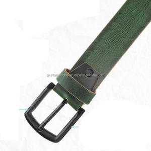 Ceinture décontractée en cuir tendance personnalisée de qualité supérieure pour hommes avec boucle en zinc et ardillon en alliage solide pour unisexe - Product Image 6