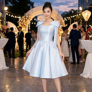 Vestido de Seda para Mujer, Estilo Princesa, Sexy, de Manga Corta y Cuello Polo, Lavable, Combina Perfectamente Elegancia, Comodidad, Casual y Formal - Product Image 2