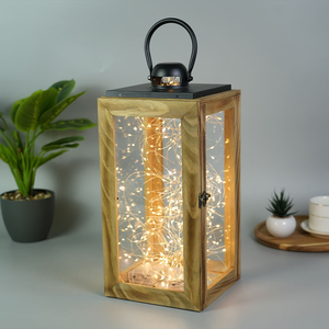 Lanterne en bois chinoise simple, réutilisable, écologique, personnalisable, design classique par MULTI CRAFT - Product Image 4