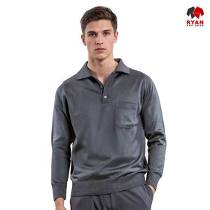 Camisetas Polo de Diseño Personalizado Ryan Pro Gear para Hombre con Logotipo Personalizado, Diseño ODM, Mangas Largas - Product Image 2