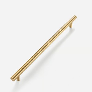 Poignée de porte élégante en laiton poli, design martelé, durable, pour cuisine, salle de bain, chambre - Product Image 5