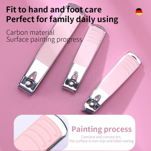 Professional Classic 3pc Manicure <b>Set</b> Compact Pedicure Kit Surgical Grade Stainless Steel 4-in-1 <b>Nail</b> Clipper Travel Friendly - Product Image 4