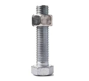 Head Bolt with Nut Manufacturer - DIN 933 M3-M64 Grade 8.8/10.9/12.9 Carbon Steel Galvanized Hexagonal <b>Fasteners</b> - Product Image 2