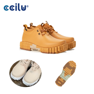 Botas de invierno ligeras de alta calidad para hombre, suela de TPU antideslizante de hilo de café impermeable, Punta cerrada para primavera y otoño - Product Image 1