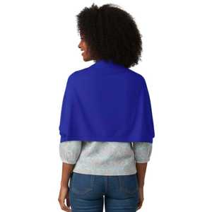 Jack <b>and</b> Jill Adult Blue <b>Shawl</b> <b>Wrap</b> Soft Lightweight Elegant Fashion Scarf Casual Party Wear Comfortable Stylish Women Acces - Product Image 6
