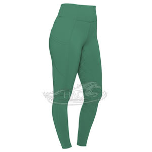 Vêtements d'équitation modernes pour femmes, leggings d'équitation taille haute avec grip en silicone, collants et culottes d'équitation - Product Image 1