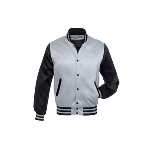 <b>Men</b>’s <b>Lightweight</b> Black Bomber <b>Jacket</b> Zipper Front Flight <b>Jacket</b> with Ribbed Cuffs, Casual Streetwear Outerwear - Product Image 4