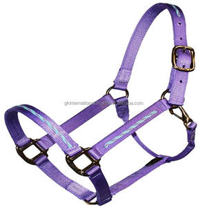 Cabestro de caballo de nailon de primera calidad con superposición de ajuste trenzado personalizado con herrajes y accesorios de bronce duraderos - Product Image 2