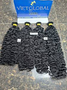 Prix d'usine bon marché prix birman cheveux bouclés trame prix double dessiné vietnam cheveux humains 24 pouces ktip - Product Image 3