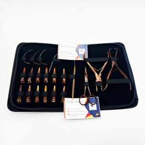 Kit de herramientas de extensión de cabello multifuncional MH-Hair Kits de extensión de cabello sostenible con etiqueta personalizada de acero inoxidable sólido - Product Image 6