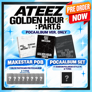 ATEEZ GOLDEN HOUR: Parte 6 [Versión POCAALBUM / Makestar POB] 15º Mini Álbum - Product Image 1