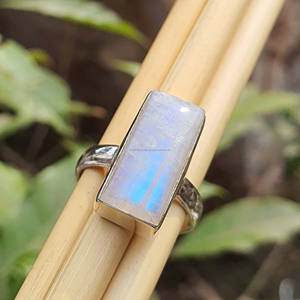 Anillos finos de Plata de Ley 925 para hombre, piedras preciosas geométricas originales de arcoíris, moda popular, venta al por mayor a granel - Product Image 4