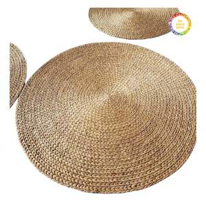 Alfombra Larga de Pasto Marino Natural, Tejida a Mano, para Sala de Estar, Decoración Rústica para Piso - Product Image 3