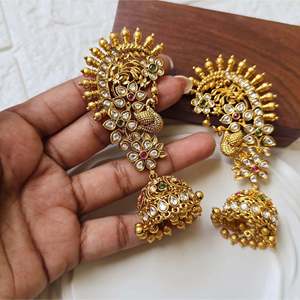 Big Kemp Fashion Cuff Earrings for Brides - Product Image 2