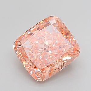 Diamante Cultivado en Laboratorio de Corte Cojín de 4.01ct, Color Naranja Marrón Fantasía, VS2, Certificado IGI, Diamante Suelto CVD al por Mayor para la Fabricación de Joyas - Product Image 1