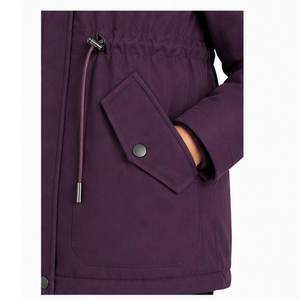 Low Prices <b>Women's</b> Custom Logo Winter <b>Hooded</b> <b>Parka</b> Jacket Solid Color Faux <b>Fur</b> Lined Eco-Friendly Breathable Warm Thick - Product Image 5