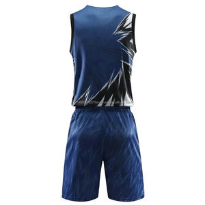 Maillot de basket-ball personnalisé, taille plus, respirant, séchage rapide, spandex/polyester, manches longues, couleurs personnalisables, unisexe, adulte - Product Image 2