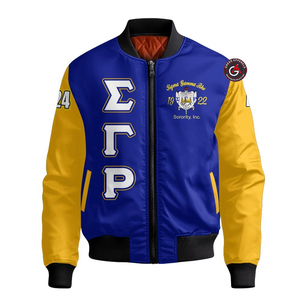Sigma Gamma Rho Sorors Broderie Track Femmes Vestes | SGR Sorority Brodé Dames Style Personnalisé Twill veste - Product Image 5