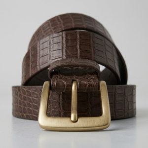 Ceintures en cuir sur mesure authentiques au meilleur prix d'usine, ceinture en cuir vintage pour hommes avec plusieurs couleurs - Product Image 4