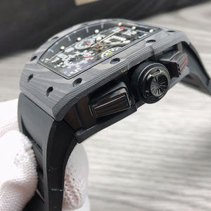 Luxury Carbon Fiber Case Mens <b>Automatic</b> Mechanical Watch with Luminous Hands Waterproof Business Timepiece - Product Image 3