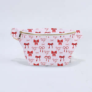 Riñonera de nailon impermeable con estampado personalizado – Riñonera, bandolera y bolso de cintura para mujer con cremallera - Product Image 4